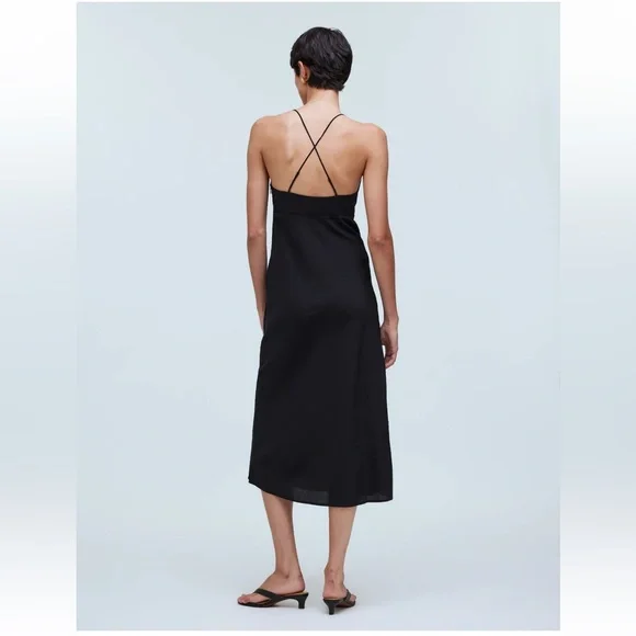 Madewell The Layton Midi Slip Dress Size 10 - Picture 3 of 7